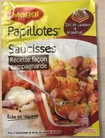 Mängden socker i Papillotes Saucisses façon campagnarde