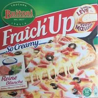 Mängden socker i BUITONI FRAICH'UP SO CREAMY Pizza Surgelée Reine Blanche 580g