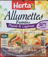 Mängden socker i Allumettes fumées Plaisir & Légèreté (-30% MG)