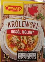 Mängden socker i Królewski Rosół Wołowy