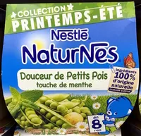 Mängden socker i NaturNes Douceur de Petits Pois touche de menthe