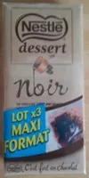 Mängden socker i NESTLE DESSERT Noir 3x205g