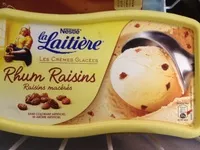 Mängden socker i La Laitière Crème glacée Rhum Raisins