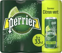 Mängden socker i PERRIER eau gazeuse aromatisée citron vert 6x33cl