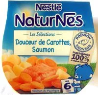 Mängden socker i NATURNES Douceur de carottes, Saumon