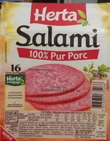 Mängden socker i Salami 100 % pur porc