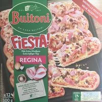 Mängden socker i FIESTA pizza surgelée Regina