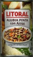 Mängden socker i Alubia pinta con arroz