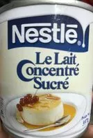 Mängden socker i Le lait concentre sucre