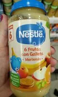Mängden socker i 6 frutas con galleta merienda