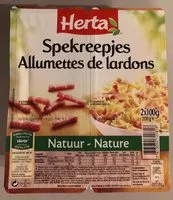 Mängden socker i Allumettes de lardons nature