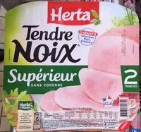 Mängden socker i Tendre Noix Supérieur sans couenne
