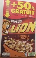 Mängden socker i Lion Caramel et Chocolat (+50% gratuit)