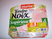 Mängden socker i Tendre Noix, Supérieur Sans Couenne (4 tranches) Lot de 2 +1 Gratuit