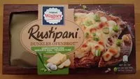 Mängden socker i Pizzabrot Rustipani geräucherter Käse