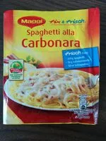 Mängden socker i Spaghetti alla Carbonara