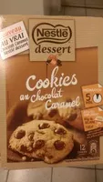 Mängden socker i NESTLE DESSERT Préparation pour Cookies au Chocolat Caramel 336g