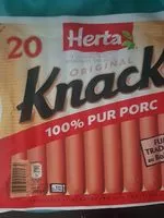 Mängden socker i KNACKI Original saucisses pur porc