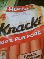 Mängden socker i Knacki