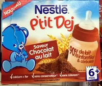 Mängden socker i P'tit Déj Saveur Chocolat au Lait