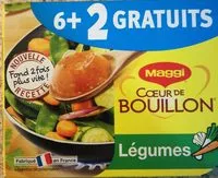 Mängden socker i Coeur de bouillon Légumes