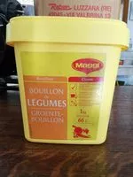 Mängden socker i Bouillon de legumes