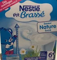 Mängden socker i P'tit Brassé saveur Nature Sucré