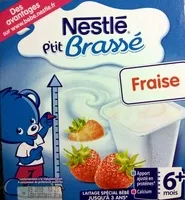 Mängden socker i P'tit Brassé Fraise