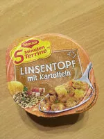 Mängden socker i Linsentopf mit Kartoffeln