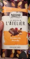 Mängden socker i Chocolat noir Cranberries Amandes