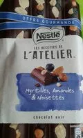 Mängden socker i Les Recettes de l'Atelier - Chocolat Noir, Myrtilles, Amandes & Noisettes