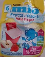 Mängden socker i Nestle Mio frutta e yogurt mela fragola