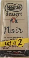 Mängden socker i chocolat NESTLE DESSERT Noir 2X205g