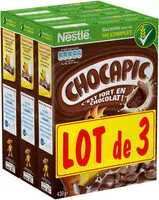 Mängden socker i NESTLE CHOCAPIC Céréales Petit Déjeuner 3 x 430g