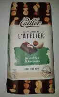 Mängden socker i Les recettes de l'atelier Chocolat Noir noisettes et amandes