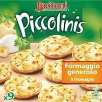Mängden socker i BUITONI PICCOLINIS mini-pizzas surgelées 3 Fromages 270g (9 pièces)