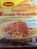 Mängden socker i Spaghetti Tomate-Mozzarella