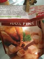 Mängden socker i Dès de poulet, 130g
