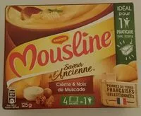 Mängden socker i Purée Mousline saveur à l'ancienne