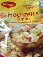 Mängden socker i Hochzeits Suppe