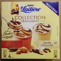 Mängden socker i Glaces Vanille caramel Beurre Salé / Vanille Chocolat - Collection Craquante