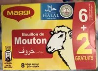 Mängden socker i Bouillon de Mouton (6+2 gratuits)