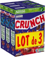 Mängden socker i NESTLE CRUNCH Céréales Petit Déjeuner 3x450g