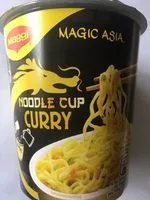 Mängden socker i Maggi Magic Asia Noodle Cup Curry, 65 g
