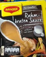 Mängden socker i Rahmbratensoße