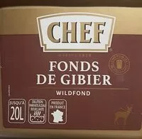 Mängden socker i Chef fond de gibier