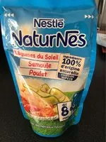 Mängden socker i NATURNES Légumes du Soleil Semoule Poulet - 190g - dès 8 mois