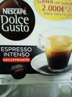Mängden socker i Dolce Gusto Espresso intenso decafeinato