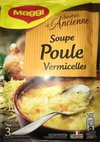 Mängden socker i MAGGI Saveur à l'Ancienne Soupe de Poule aux Vermicelles