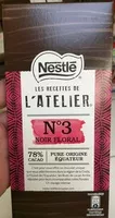 Mängden socker i NESTLE L'ATELIER Chocolat noir 78% Floral